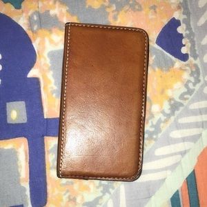 iPhone 5 Leather Wallet Case